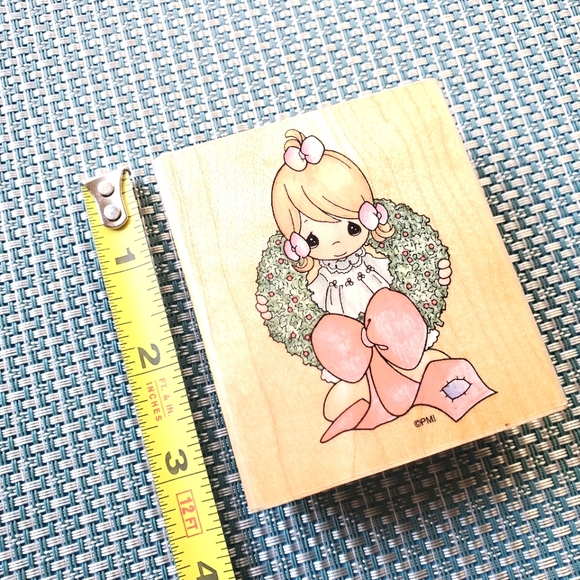 VTG rubberstamp Precious Moments - Picture 2 of 3